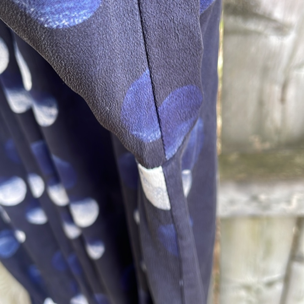 Zadig & Voltaire Rooka Dot Mini Silk Dress washable Marine XS - Picture 11 of 16